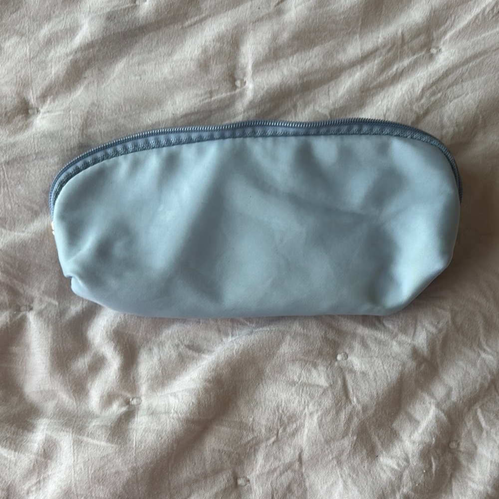 Light Blue Cosmetic Pouch